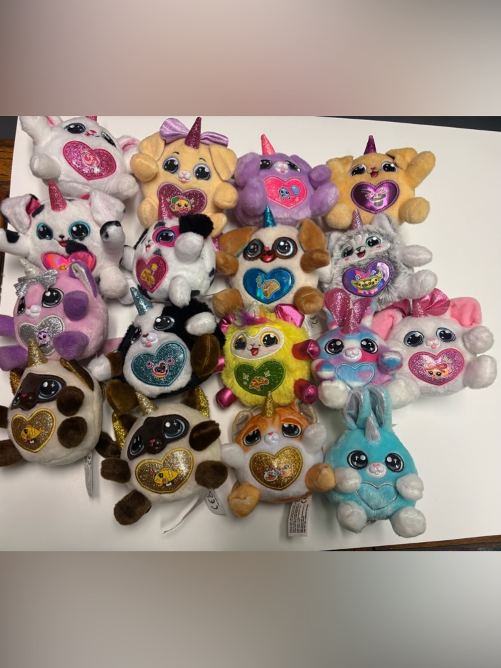 Lot of 17 Rainbocorns, puppies, kitties and 2 bunnies